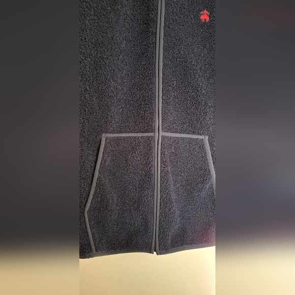 Brooks Brothers Teddy Fleece Full Zip Navy Jacket Men Size Large bussines casual - Picture 8 of 10